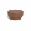 Picture of Benson Leather Footed Round Ottoman