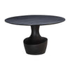 Picture of Gevra Black Acacia & Faux Plaster Dining Table