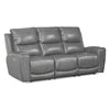 Picture of Laurel Leather Dual Power Reclining Sofa Gray