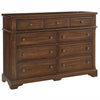 Picture of Heritage Amish Cherry 9 Drawer Dresser