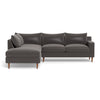 Sloan 3 Seat Left Bumper Sectional 2pc - Lux Home Decor