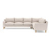 Sloan 6 Seat Corner Sectional 3pc - Lux Home Decor